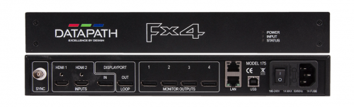Видеопроцессор Datapath Fx4 купить видеостена
